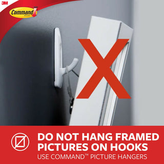 Command Clear Medium Hooks, 17091CLR-6ES