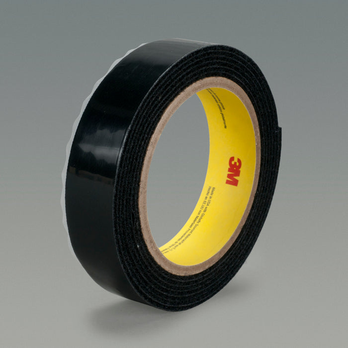 3M Plasticizer Resistant Loop Fastener SJ3523, Black, 4 in x 50 yd