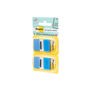 Post-it® Flags 680-BE12, 1 in. x 1.7 in. (25.4 mm x 43.2 mm) Blue 12disp box