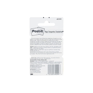 Post-it® Flags 680-BE12, 1 in. x 1.7 in. (25.4 mm x 43.2 mm) Blue 12disp box