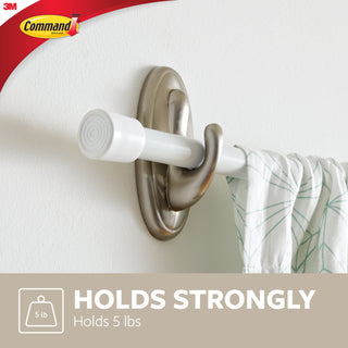 Command Traditional Hook 17053BN Large Brushed Nickel