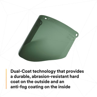 3M Polycarbonate Medium Green Faceshield Window WCP96B 82601-00000