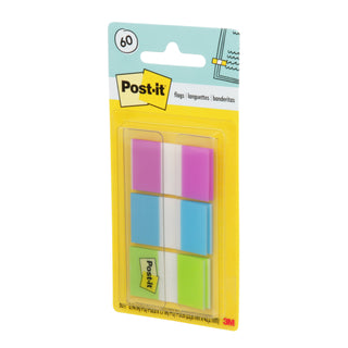 Post-it® Flags 680-PBG, .94 in. x 1.7 in. (23.8 mm x 43.2 mm) Purple,Blue