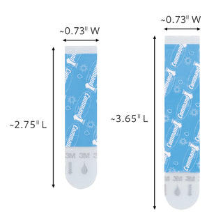 Command Water Resistant Replacement Strips 17615 White