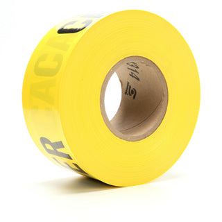 Scotch® Barricade Tape 333, CAUTION DO NOT ENTER, 3 in x 1000 ft,Yellow