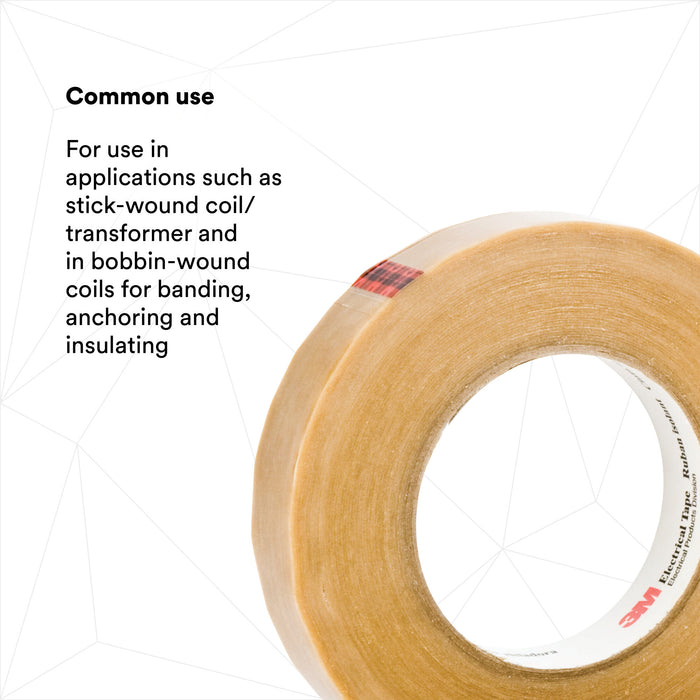 3M Composite Film Electrical Tape 44HT, 24 in x 90 yd, 3 in Paper Core