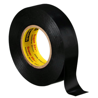 Scotch® Super 33+ Vinyl Electrical Tape, 3/4 in x 66 ft, 1-1/2 in Core,
Black