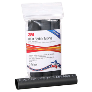 3M Heat Shrink Heavy-Wall Cable Sleeve ITCSN-0800, 6 in Length pieces