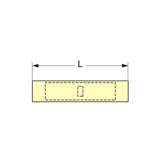 3M Butt Connector, Nylon Insulated Seamless, 63-SN-A, Max. Temp. -40 to221 °F