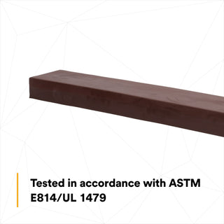 3M Fire Barrier Plank PK39, Maroon, 39.37 in x 5.12 in x 2.36 in