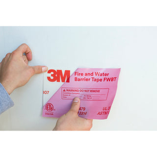 3M Fire and Water Barrier Tape FWBT2, Translucent, 2 in x 75 ft, 216 Rolls