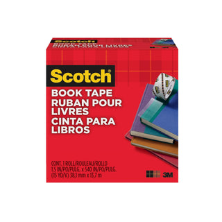 Scotch® Book Tape, 845-150, 1.5 in x 540 in (15 yd) (38,1 mm x 13,7 m)