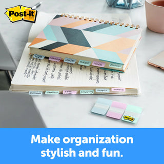 Post-it® Durable Tabs, Gradient, 1 in. x 1.5 in. (25.4 mm x 38.1 mm)