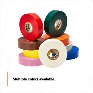 Scotch® Vinyl Color Coding Electrical Tape 35, 3/4 in x 66 ft, Pink