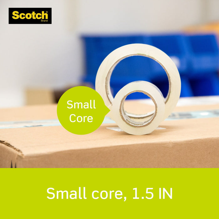 Scotch® Sure Start Packaging Tape, DP-1000RF6, 1.88 in x 900 in (48 mm x22,8 m)