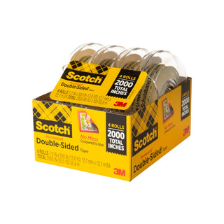 Scotch® Double Sided Tape, 4137, 1/2 in x 400 in