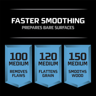 3M Pro Grade Precision Faster Sanding Sanding Sheets 220 grit Fine,
26220TRI-3