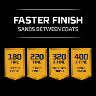 3M Pro Grade Precision Faster Sanding Sanding Sheets 320 grit X-Fine,
26320TRI-3