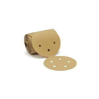 3M Stikit Gold Film Disc Roll 255L, P320, 5 in x NH, D/F 5HL, Die500FH