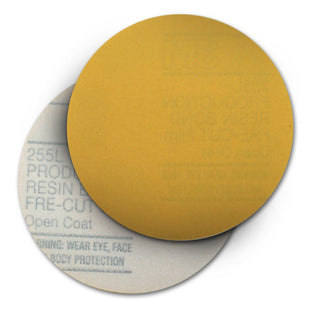 3M Hookit Gold Film Disc 255L, P80, 8 in x NH, Die 800L