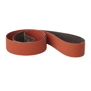 3M Cloth Belt 777F, P180 YF-weight, 2-1/2 in x 37-3/8 in, Fabri-lok,Single-flex