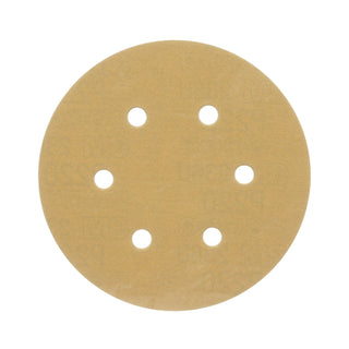 3M Hookit Paper Disc 236U, P180 C-weight, 6 in x NH, D/F 6HL, Die600HZ