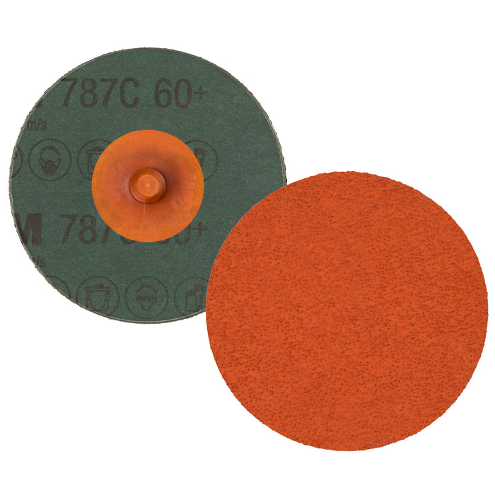 3M Roloc Fibre Disc 787C, 60+, TR, 1-1/2 in, Die R150S