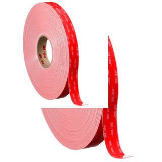 3M VHB Tape 4930F, White, 1 in x 72 yd, 25 mil, Film Liner