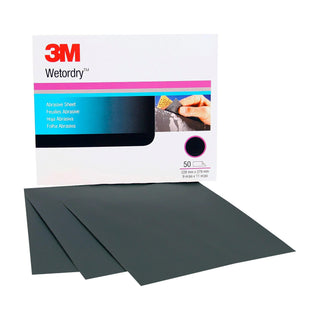 3M Wetordry Abrasive Sheet 401Q, 02033, 1200, 9 in x 11 in, 50 sheets
per carton