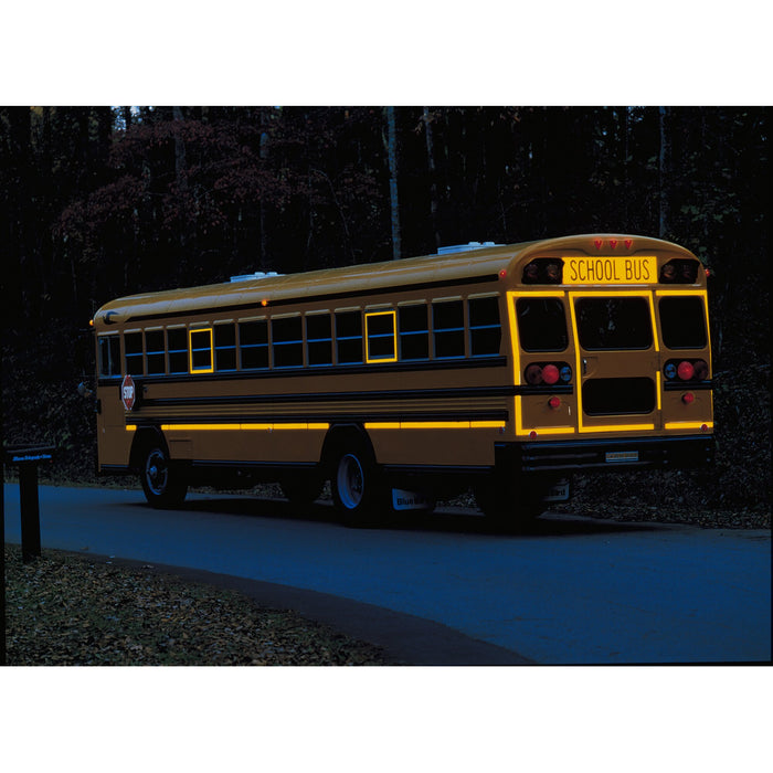 3M Diamond Grade School Bus Markings 983-21, Fluorescent Yellow, 4 inx 50 yd