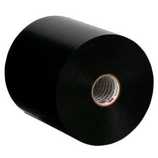 3M Scotchrap Vinyl Corrosion Protection Tape 51, 6 in x 100 ft,Unprinted, Black