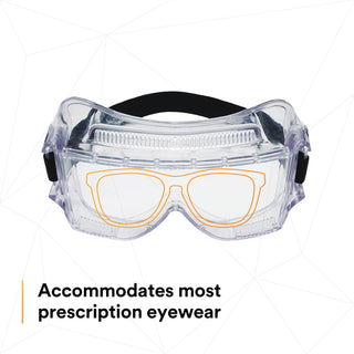 3M Centurion Impact Safety Goggles 452AF, 40301-00000-10, Clear
Anti-Fog Lens