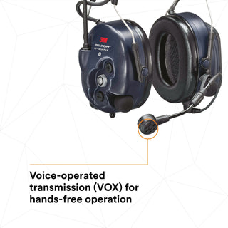 3M PELTOR WS ProTac XP Communication Headset featuring Bluetooth®technology -