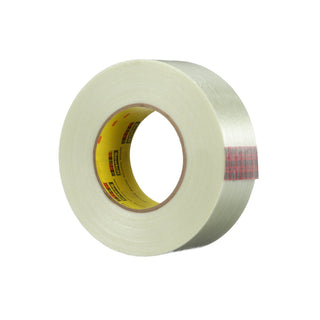 Scotch® High Strength Filament Tape 890RCT, Clear, 48 mm x 500 m, 8 mil