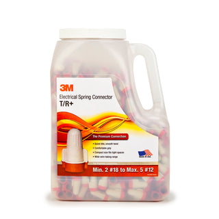 3M Performance Plus Wire Connector T/R+JUG, 750 per Jug, smooth