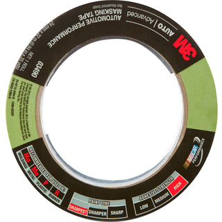 3M Automotive Performance Masking Tape, 03490, 24 mm X 32 m, 24 percase