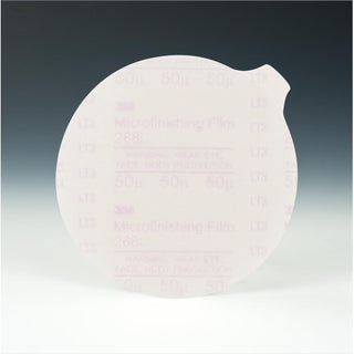 3M Microfinishing PSA Film Disc 268L, 50 Mic 3MIL, Type D, 5 in x NH,
Die 500X