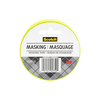 Scotch® Expressions Masking Tape 3437-GRN-ESF, Lemon Lime