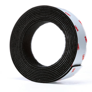 3M Hook/Loop Fastener TB3526N/TB3527N, Black, 1 in x 10 ft, 1 matedstrip per bag