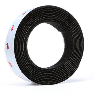 3M Hook/Loop Fastener TB3526N/TB3527N, Black, 1 in x 10 ft, 1 matedstrip per bag