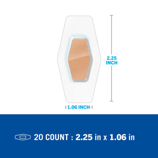 Nexcare Waterproof Bandages 586-20PB, 20 ct