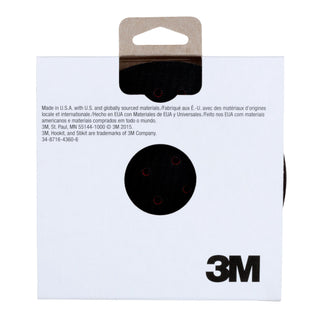 3M Xtract Low Profile Back-up Pad, 20356, 6 in x 3/8 in x 5/16 in-24 External