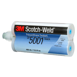 3M Scotch-Weld Polyurethane Sealant DP5001, Black, 400 mL Duo-Pak