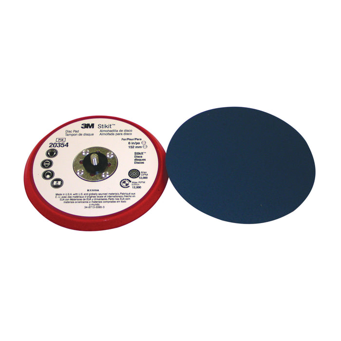 3M Stikit Low Profile Disc Pad 20354, 6 in x 3/8 in x 5/16-24External
