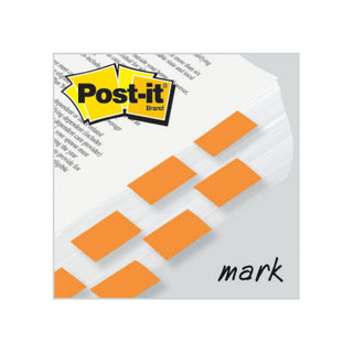 Post-it® Flags 680-OE2, 1 in. x 1.7 in. (2.54 cm x 4.31 cm) Orange, 2-pk