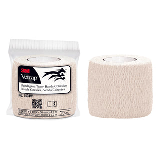 3M Vetrap Bandaging Tape 1404W-36, White, 2 in x 5 yd (50 mm x 4,5 m)