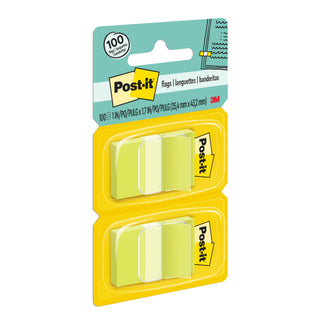 Post-it® Flags 680-BG2, 1 in. x 1.7 in. (2.54 cm x 4.31 cm) BrightGreen, 2-pk