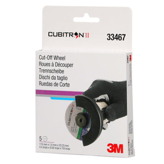 3M Cubitron II Cut-Off Wheel, 33467, 4.5 in x 0.04 in x 7/8 in, 5 per
pack