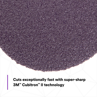 3M Cubitron II Abrasive Fibre Disc, 33415, 5 in x 7/8 in (125mm x
22mm), 60+