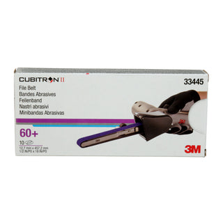 3M Cubitron II File Belt, 33445, 60+, 1/2 in x 18 in (12.7 mm x 457.2mm)